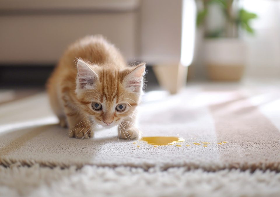 cat urine carpet